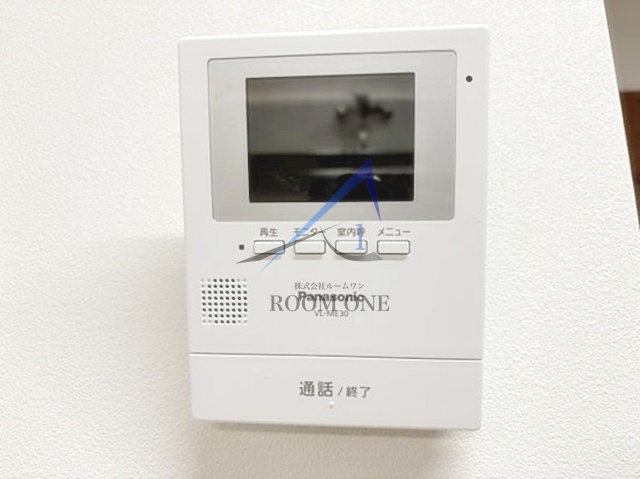 セキュリティ　モニター付きインターホンです。