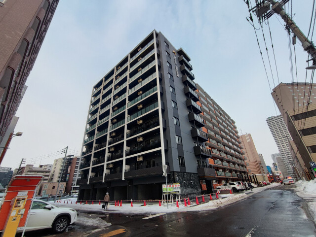 建物外観　札幌市中央区南８条西「アルファスクエア中島公園」