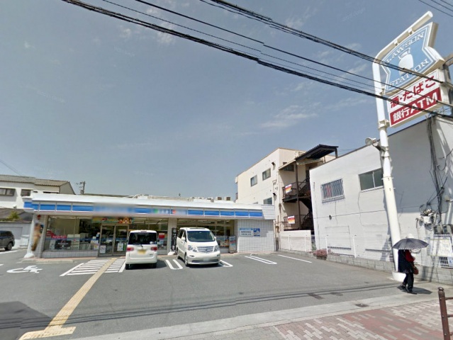 コンビニ　ローソン瓜破店（コンビニ）まで156m
