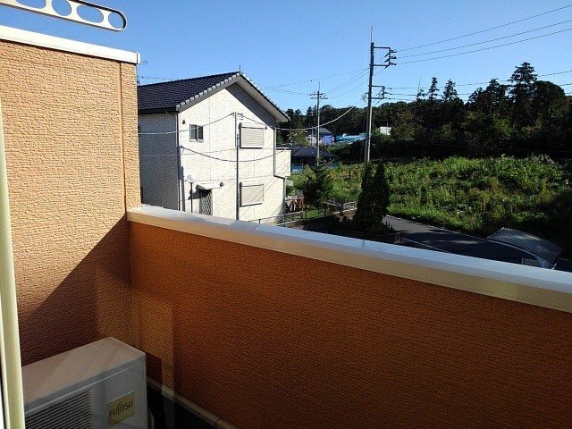 バルコニー　落ち着いた時間を過ごせるバルコニーです
