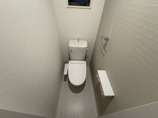 トイレ　ゆったりとした空間のトイレです