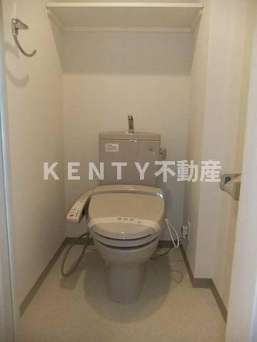 トイレ　ゆったりとした空間のトイレです