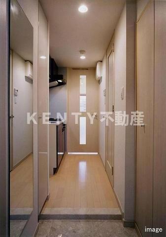 玄関　落ち着いた玄関です