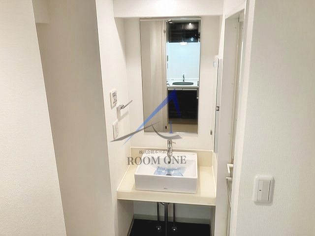 洗面設備　洗面台です。