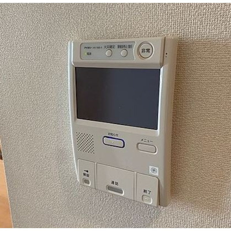 セキュリティ　モニター付きインターホン♪