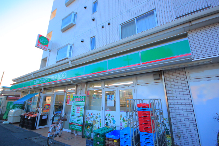 スーパー　ローソンストア100 東船橋駅北口店（スーパー）まで553m