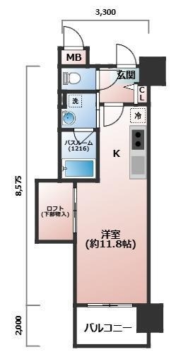 アクタス天神セントラルタワーIIの間取り写真