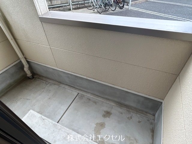 バルコニー　南東向きです。