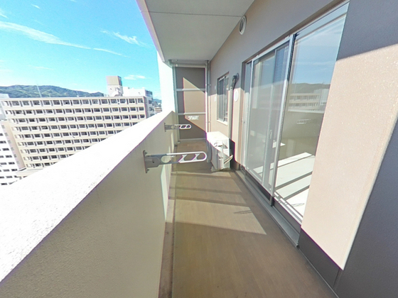 バルコニー　※別部屋の写真です