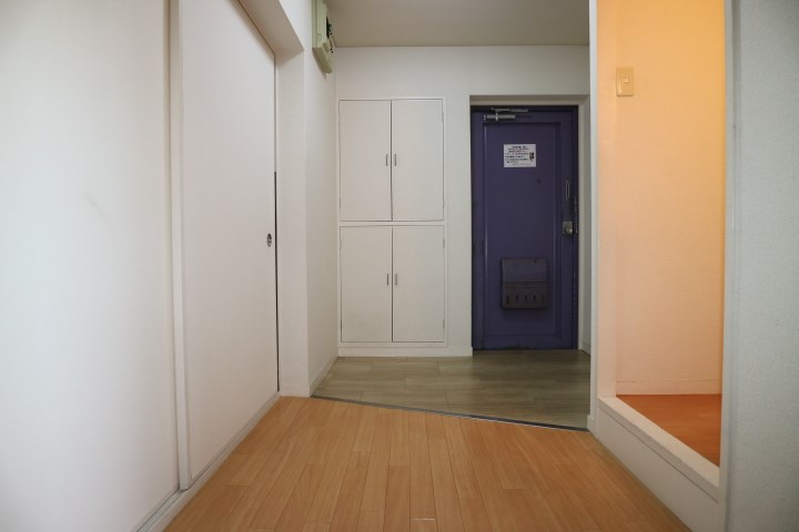 玄関　収納もある玄関です