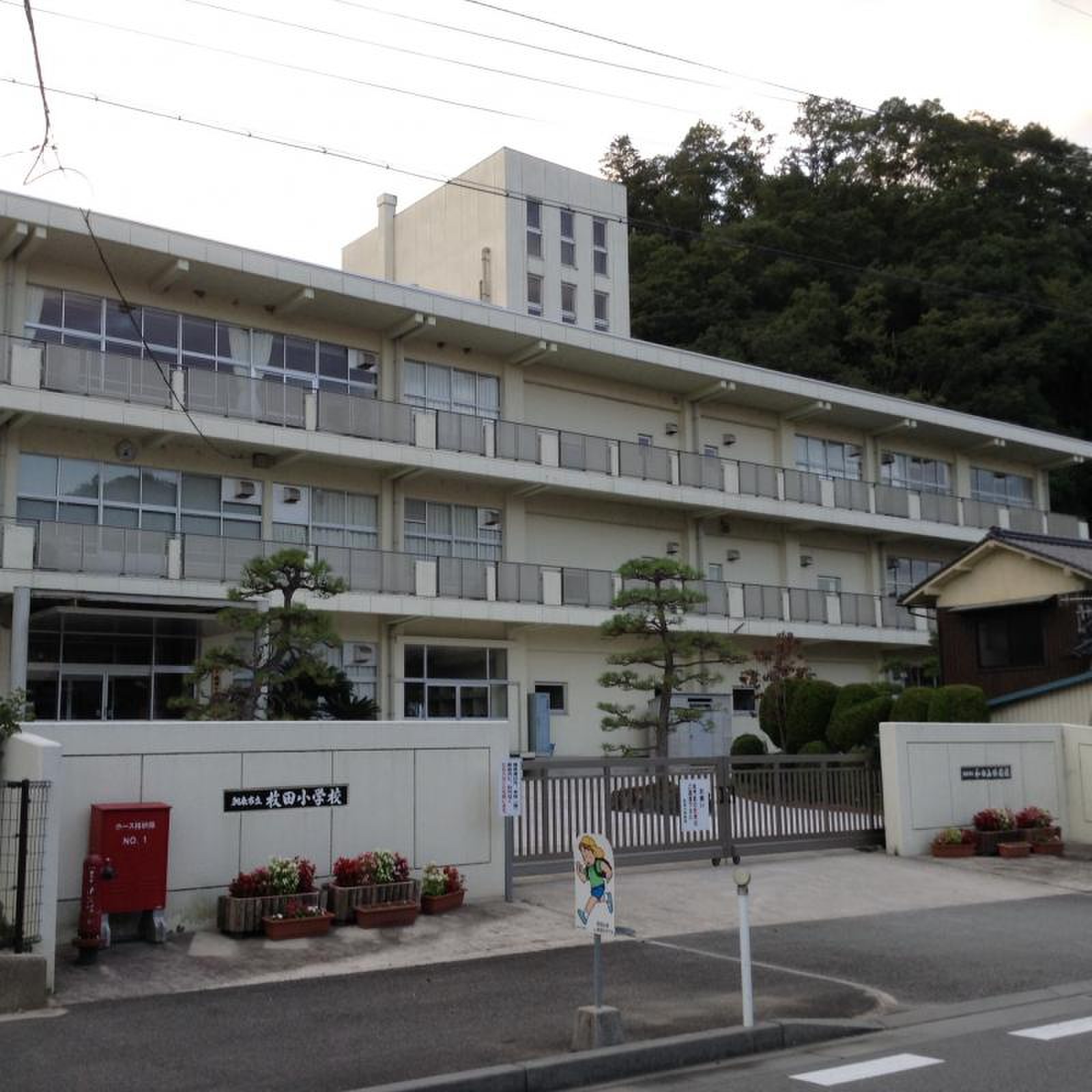 小学校　朝来市立枚田小学校（小学校）まで1060m
