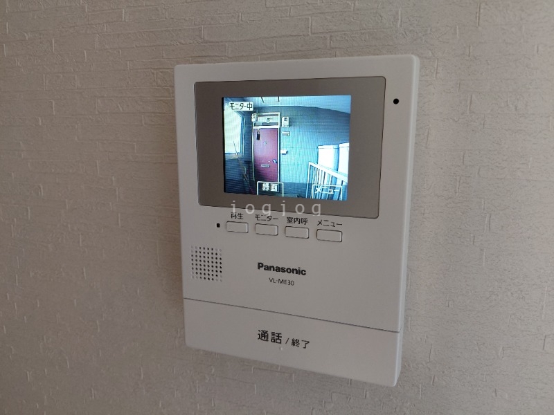 セキュリティ　モニター付きインターホンで来客確認も安心です！