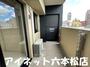 バルコニー　洗濯物はこちらへどうぞ。