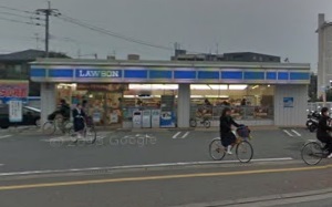 コンビニ　ローソン荒江1丁目店（コンビニ）まで250m