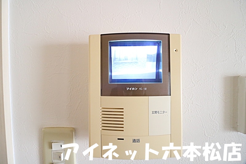セキュリティ　来客時はこちらで確認出来ます