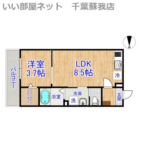 Ajour蘇我06の間取り写真