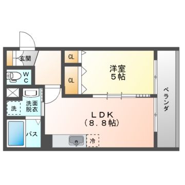 CASA CALMA上野口の間取り写真