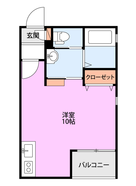 HATRE笹口の間取り写真