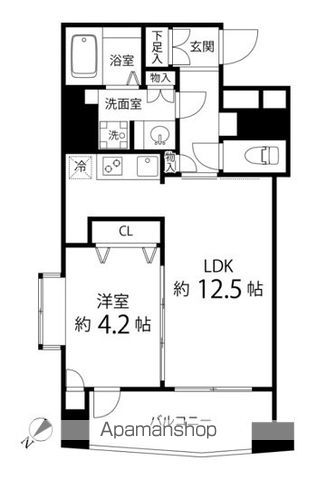 都営三田線 千石駅 徒歩2分 12階建 築21年の間取り写真