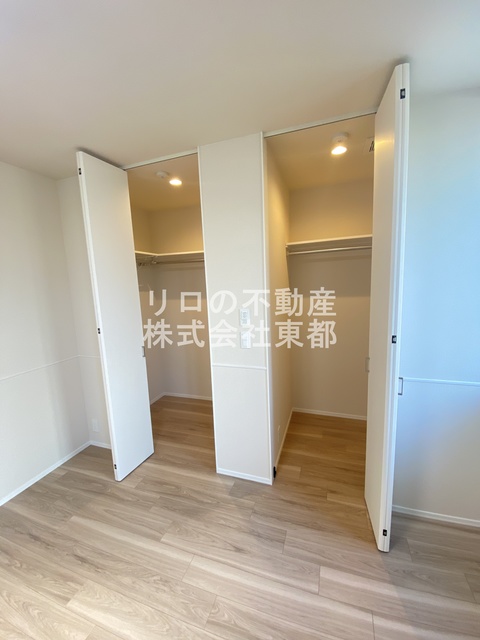 収納　奥行のある収納付です！増えがちな荷物をもスッキリ収納できます