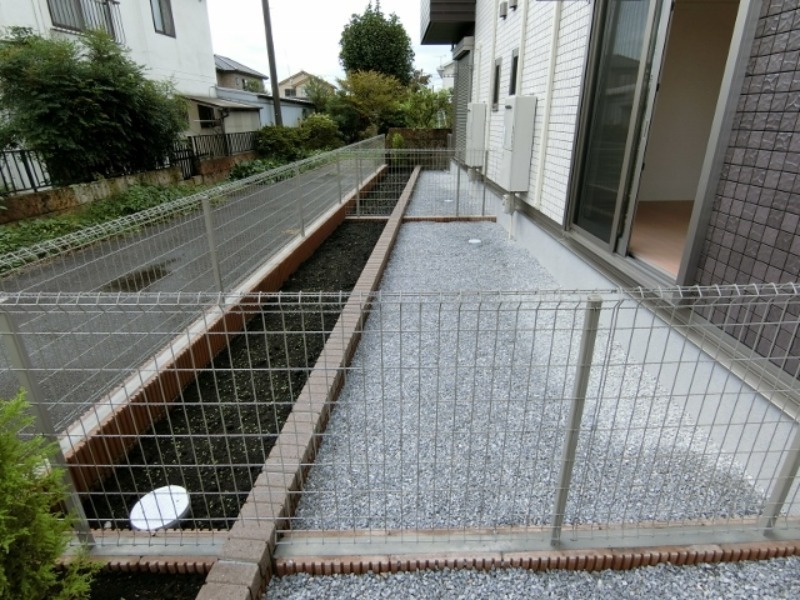 庭　図面と現状に相違がある場合には現状を優先