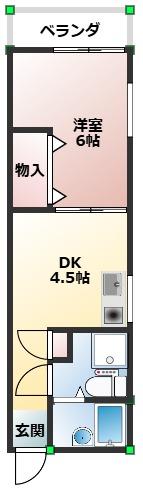 十日市Kビルの間取り写真