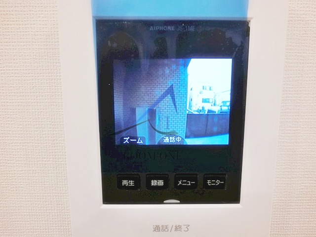 セキュリティ　モニター付きインターホンです。