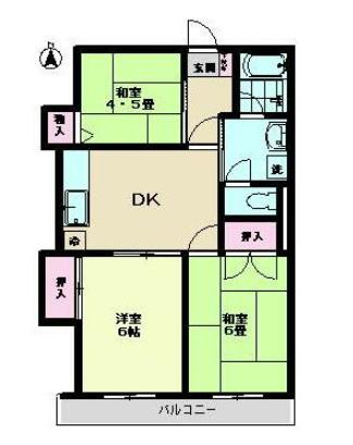 ハイム樹の間取り写真