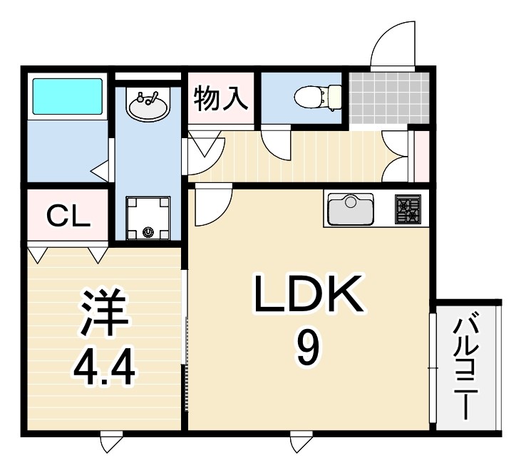 AO開明の間取り写真