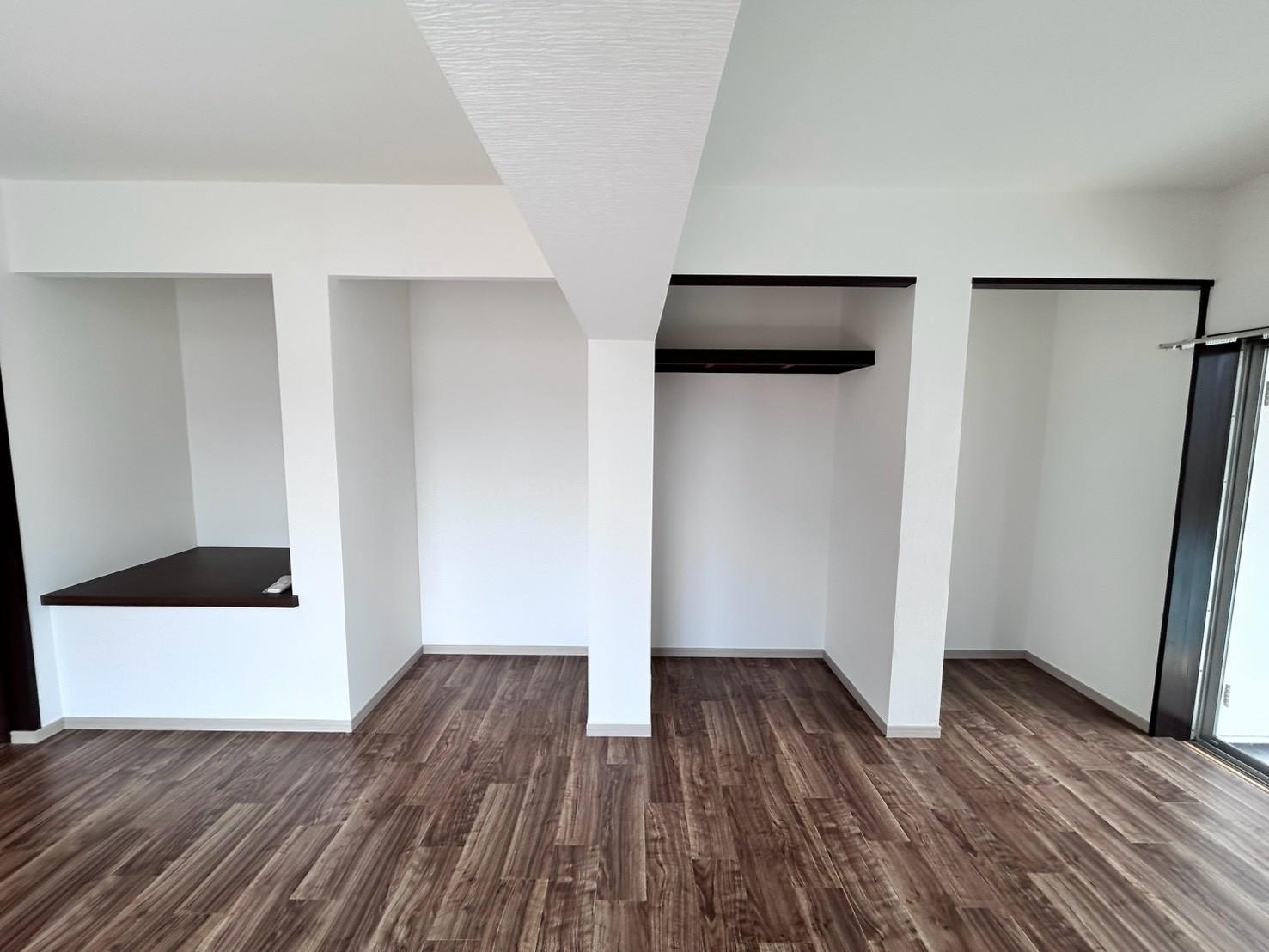 収納　大きな収納付きで収納力のあるお部屋です