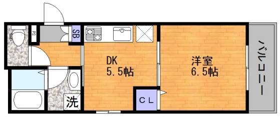 Jブライト京橋の間取り写真