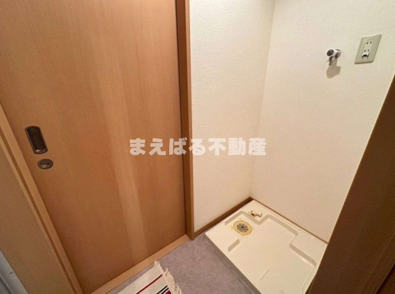 洗面設備　室内洗濯機置き場
