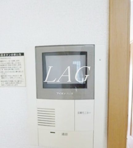 セキュリティ　モニター付きインターフォンです。