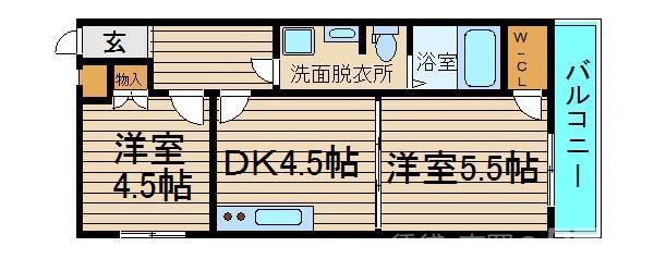 プリズムの間取り写真