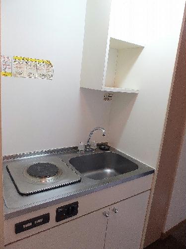 キッチン　１口電気コンロです。