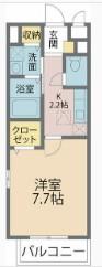 ソレアードC館の間取り写真