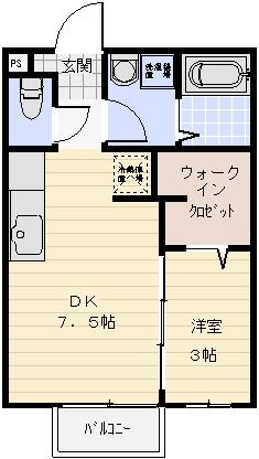 chic vagueの間取り写真