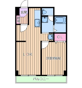 東京メトロ東西線 西葛西駅 徒歩3分 10階建 築38年の間取り写真
