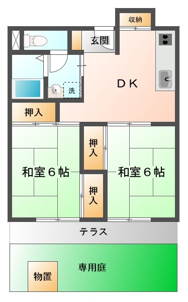エクセル多聞の間取り写真