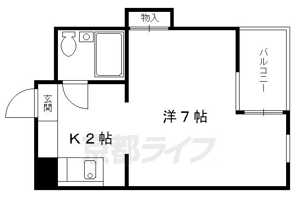 DOMUS出町の間取り写真