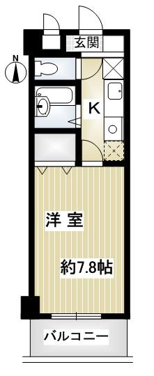 アンピール伏見桃山の間取り写真