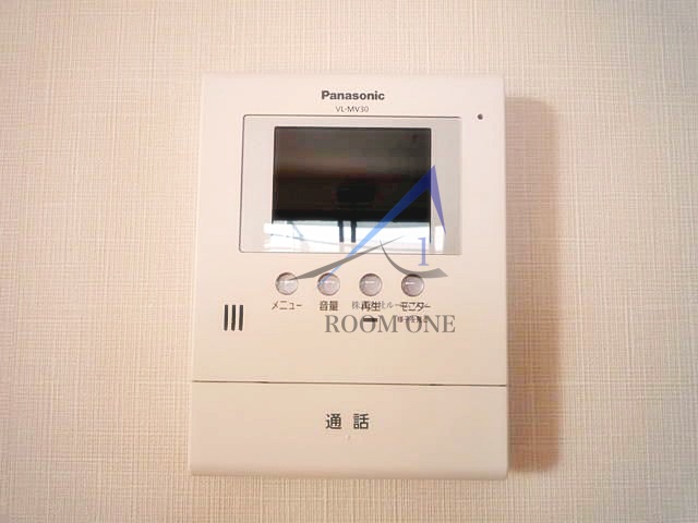 セキュリティ　モニター付きインターホンです。
