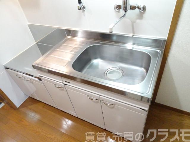 キッチン　ガスコンロ設置可♪