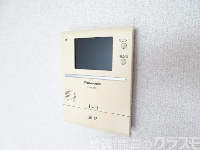 セキュリティ　来訪者が確認できるモニターホン♪