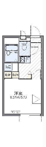 レオパレスルトゥールの間取り