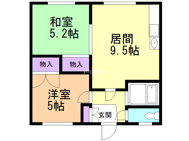 コーポ舞の間取り