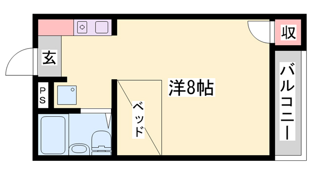 ジュネス新在家の間取り