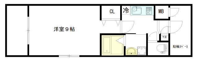 【TOR1st　BLD.の間取り】