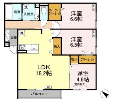 D-residence・K沖野上の間取り