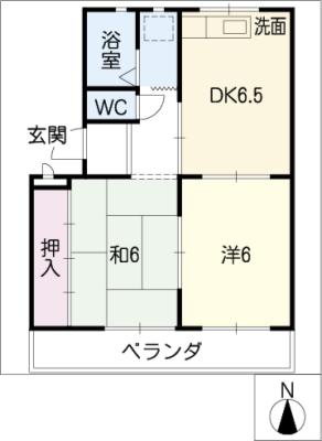 第２コーポ安藤の間取り